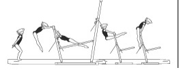 Glide kip to support on LB, or glide with Â½ turn (180Â°) kip to support on LB 