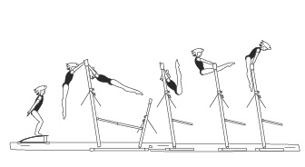 Jump to hang on HB â€“ also with reverse grip â€“ kip to support 