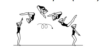 Double salto fwd tucked with Â½
twist (180Â°) (Podkopayeva)