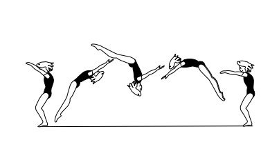 Whip salto bwd