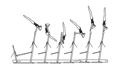Clear hip circle to hstd, also with
hop-grip change in hstd phase, or
with Â½ turn (180Â°) to hstd 