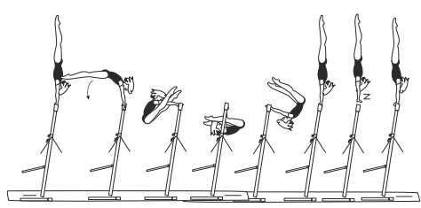 Stalder bwd to hstd, also with
hop-grip change in hstd phase or
with Â½ turn (180Â°) to hstd