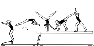 Round-off at end of beam â€“ flicflac through hstd â€“ support on one
or both arms â€“ to stand 