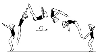 Salto bwd tucked, piked, or
stretched